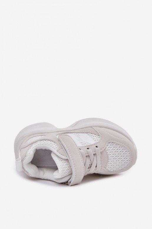 Buty Sportowe Sneakersy Dziecięce Na Rzep Białe Selinea Buty Sportowe Sneakersy Dziecięce Na Rzep Białe Selinea