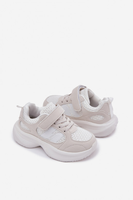 Buty Sportowe Sneakersy Dziecięce Na Rzep Białe Selinea Buty Sportowe Sneakersy Dziecięce Na Rzep Białe Selinea
