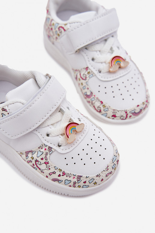 Children's sneakers sports shoes unicorns white Thalia Children's sneakers sports shoes unicorns white Thalia
