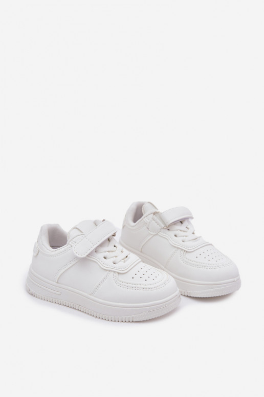 Children's Sports Shoes Made Of Eco Leather White Liora