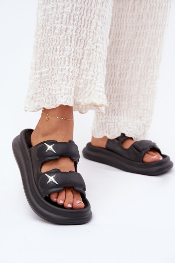 Foam Women's Platform Sandals Black Falowena 2