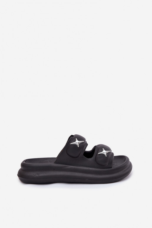 Foam Women's Platform Sandals Black Falowena