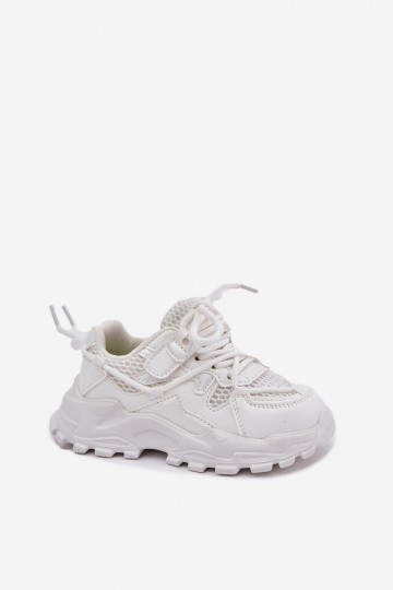 Buty Sportowe Sneakersy Dziecięce Białe Tilvianea 2
