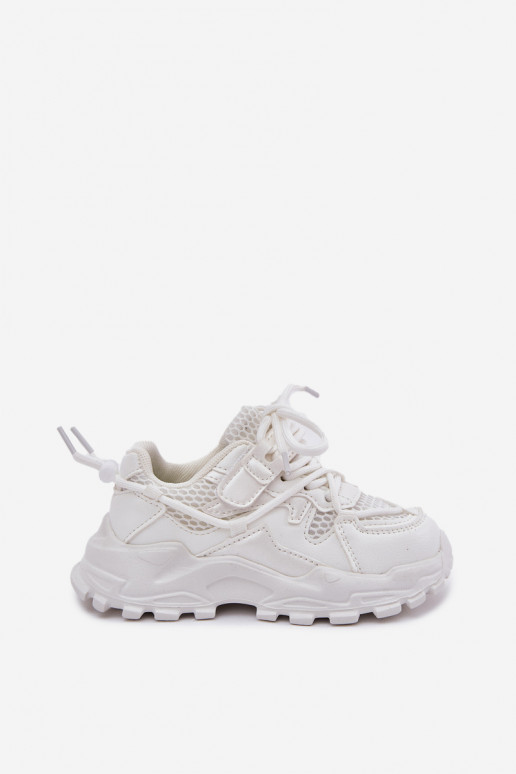 Buty Sportowe Sneakersy Dziecięce Białe Tilvianea