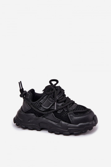 Buty Sportowe Sneakersy Dziecięce Czarne Tilvianea 2