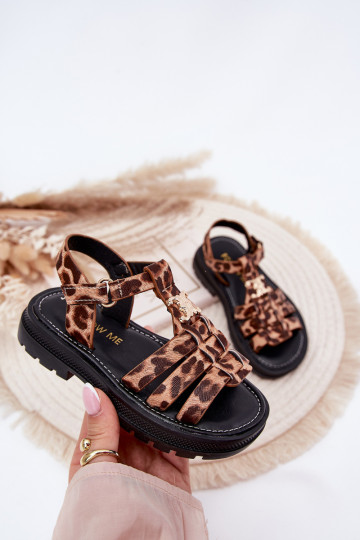 Girls Sandals With Decorative Detail Panther Serina