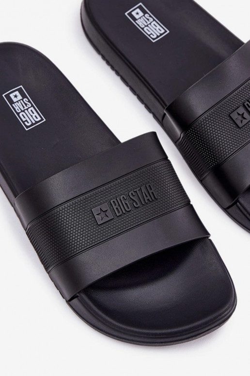 Klapki Męskie Big Star RR174A046 Czarne