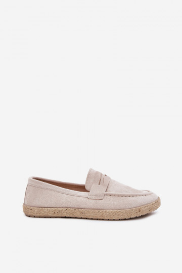 Men's Moccasins With Weave Beige Fiamar 2