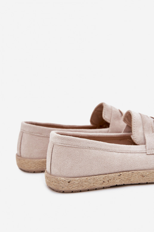 Men's Moccasins With Weave Beige Fiamar Men's Moccasins With Weave Beige Fiamar