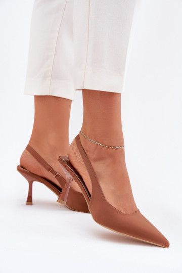 Women's Stiletto Sandals Camel Lunira