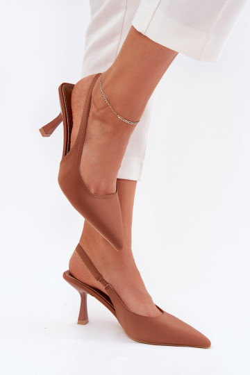 Women's Stiletto Sandals Camel Lunira 2