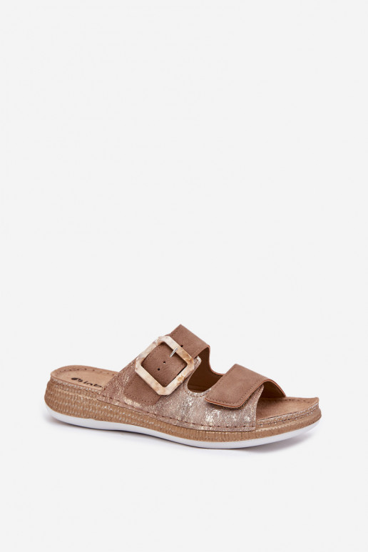 Womens Sandals With Buckle And Velcro Brown INBLU MK000013 Womens Sandals With Buckle And Velcro Brown INBLU MK000013