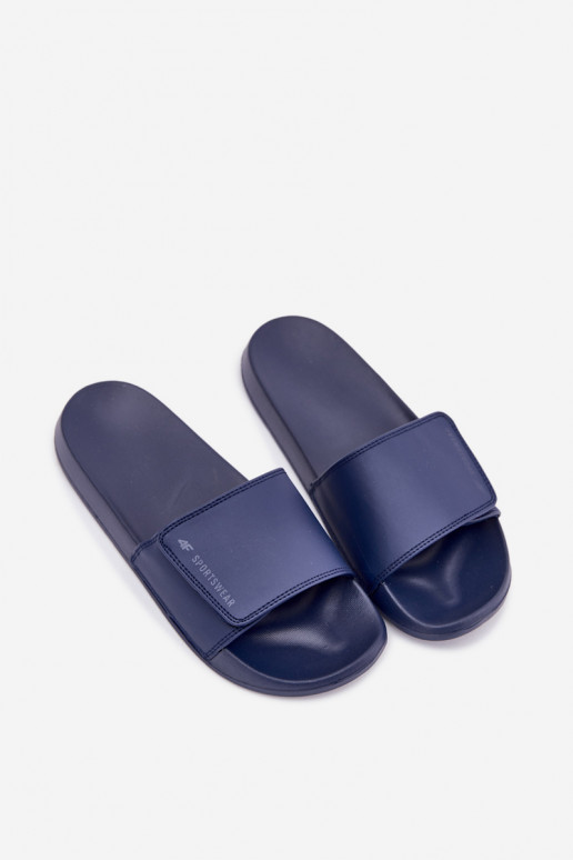 Men's Slippers 4FMM00FFLIM032-31S Navy Blue Men's Slippers 4FMM00FFLIM032-31S Navy Blue