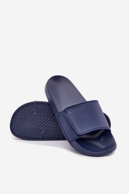 Men's Slippers 4FMM00FFLIM032-31S Navy Blue Men's Slippers 4FMM00FFLIM032-31S Navy Blue