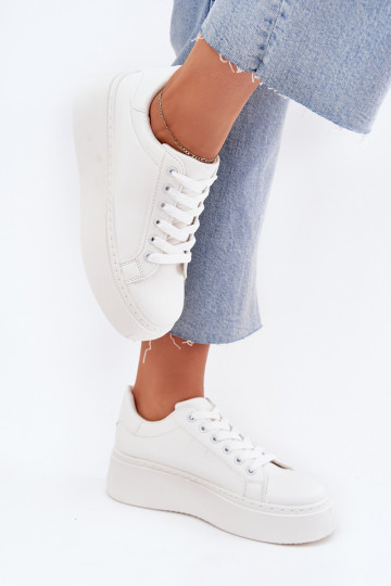 Women's Platform Sneakers White Sallira 2