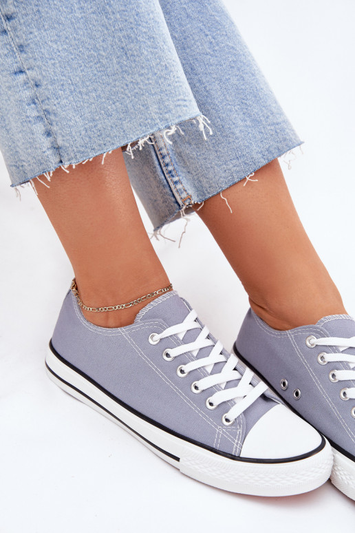 Women's Classic Sneakers Blue Omerta