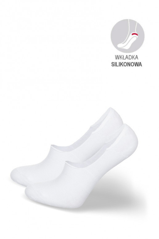 Women's microstop socks bamboo white