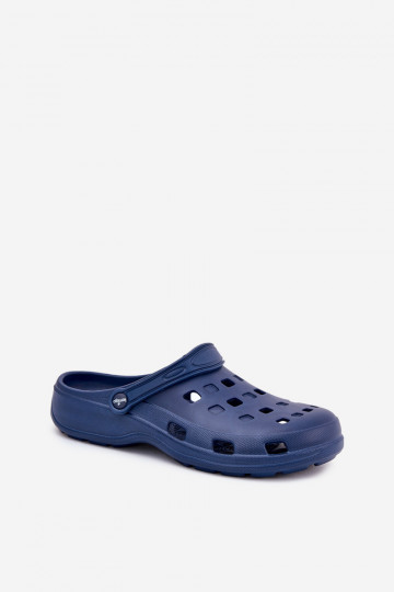 Men's Foam Slippers Navy LEMIGO 807