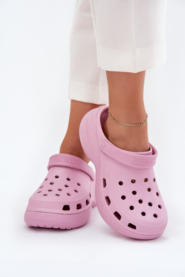 Women Foam Slippers On A Massive Sole Big Star RR274A120 Pink 2