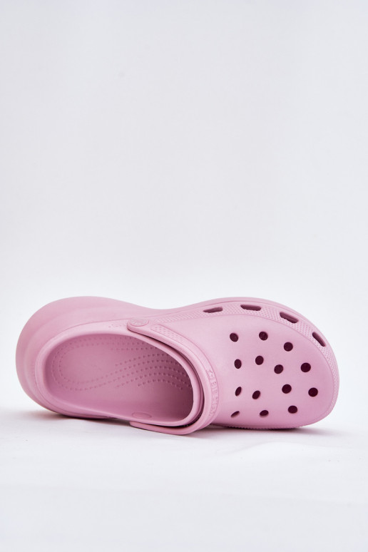 Women Foam Slippers On A Massive Sole Big Star RR274A120 Pink