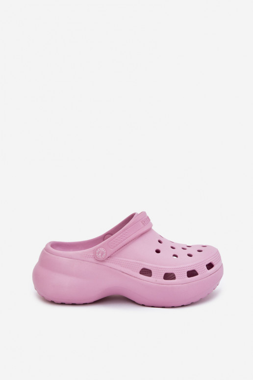 Women Foam Slippers On A Massive Sole Big Star RR274A120 Pink