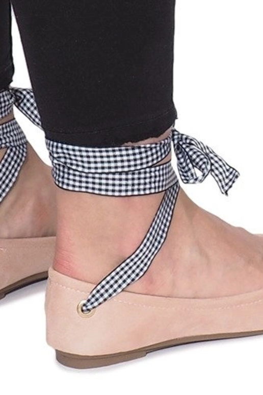 Różowe balerinki z kokardką Acro