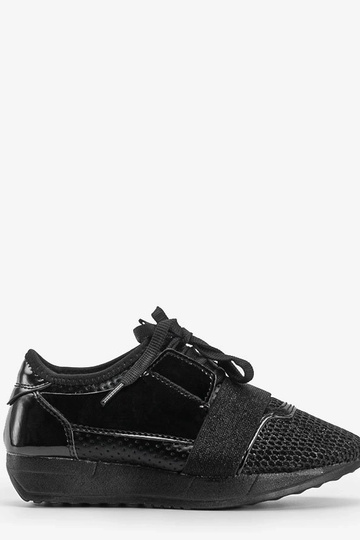 Czarne sneakersy dziecięce Kelli
