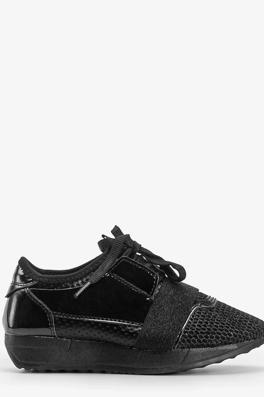 Czarne sneakersy dziecięce Kelli