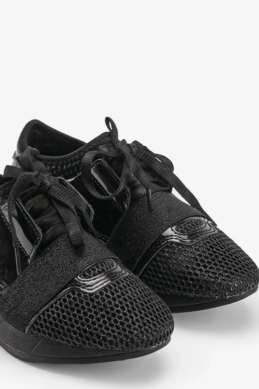 Czarne sneakersy dziecięce Kelli