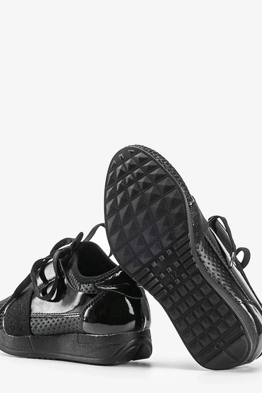 Czarne sneakersy dziecięce Kelli