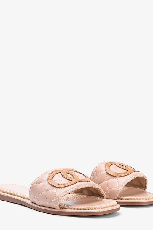 Bezowe klapki damskie Ypsy