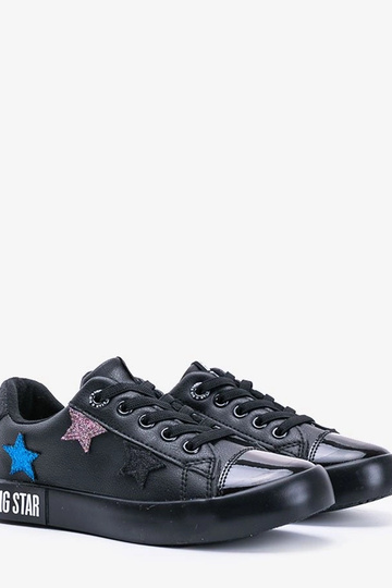 Big Star czarne sneakersy niskie dziecięce Light