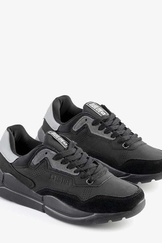 Black men's sneakers Big Star Croteau