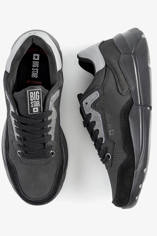 Black men's sneakers Big Star Croteau
