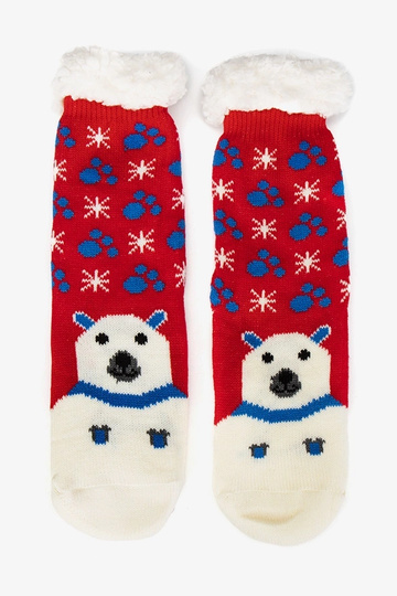 Red insulated socks Lima Bear