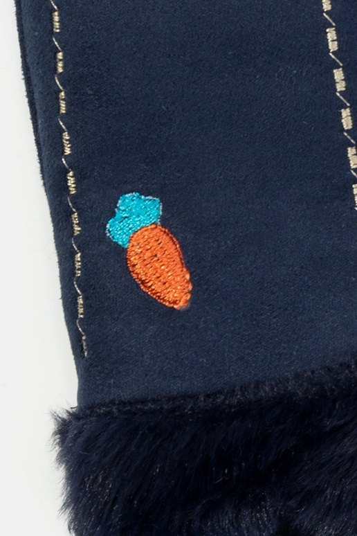 Granatowe rękawiczki dziecięce Carrot