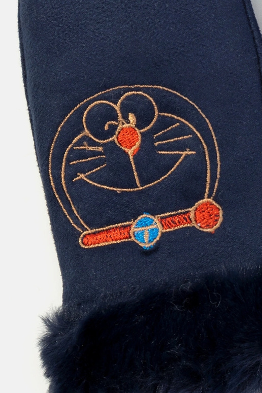 Navy blue kid gloves Kitty
