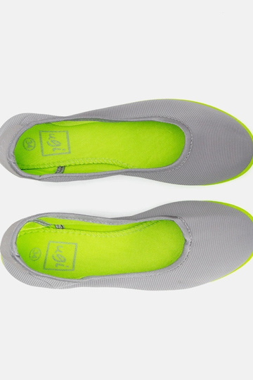 Grey and green children's ballerinas Geneseo