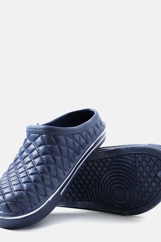 Navy-blue crocs slides Caltare