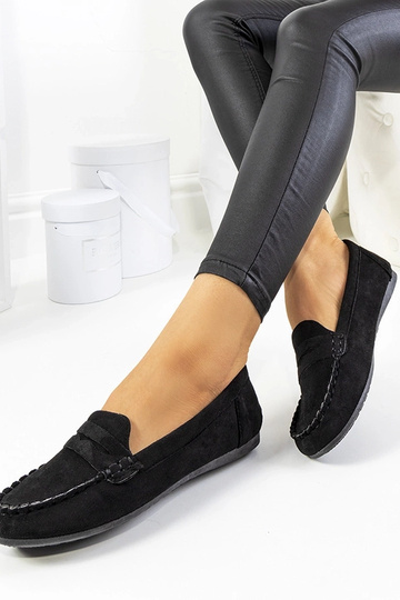 Black loafers Nieves