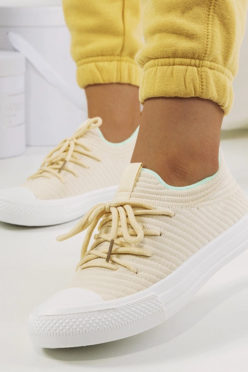 Beige Medina women's sneakers