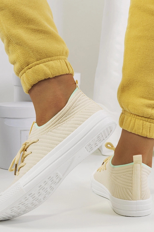 Beige Medina women's sneakers