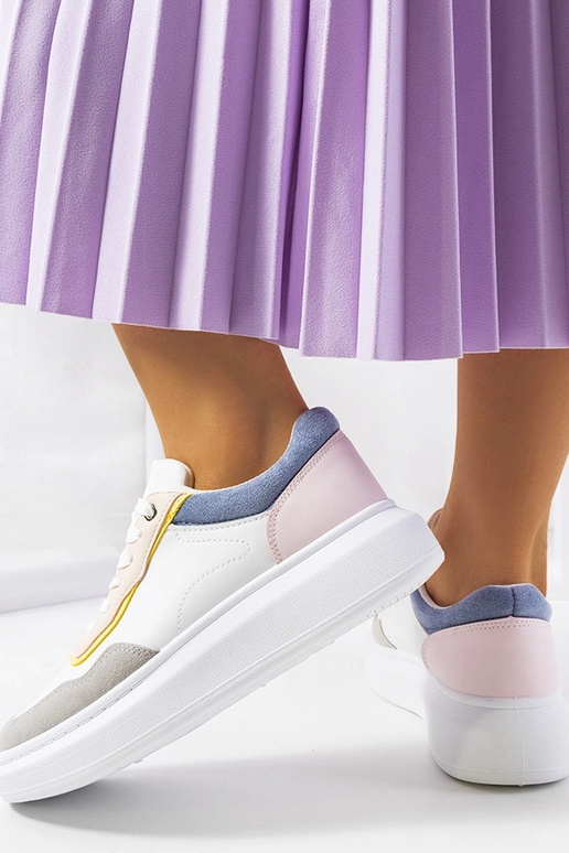 Women's white Selma Blue sneakers