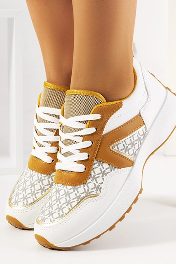Białe sneakersy damskie Isham 2