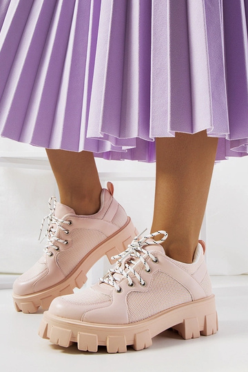 Pink Bernic women's sneakers