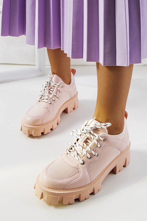 Pink Bernic women's sneakers