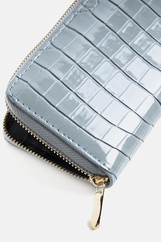 Blue lacquered Spangler wallet Blue lacquered Spangler wallet