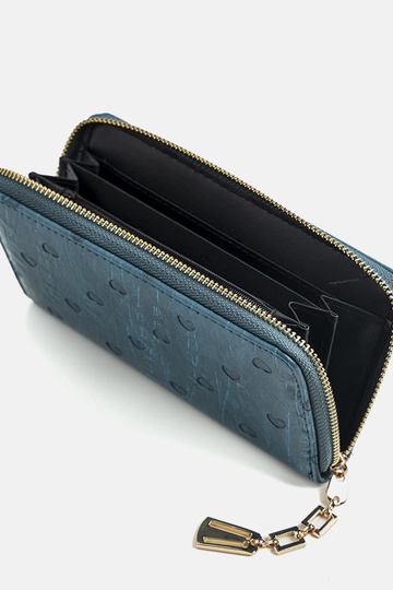 Blue heart wallet Dumont 2
