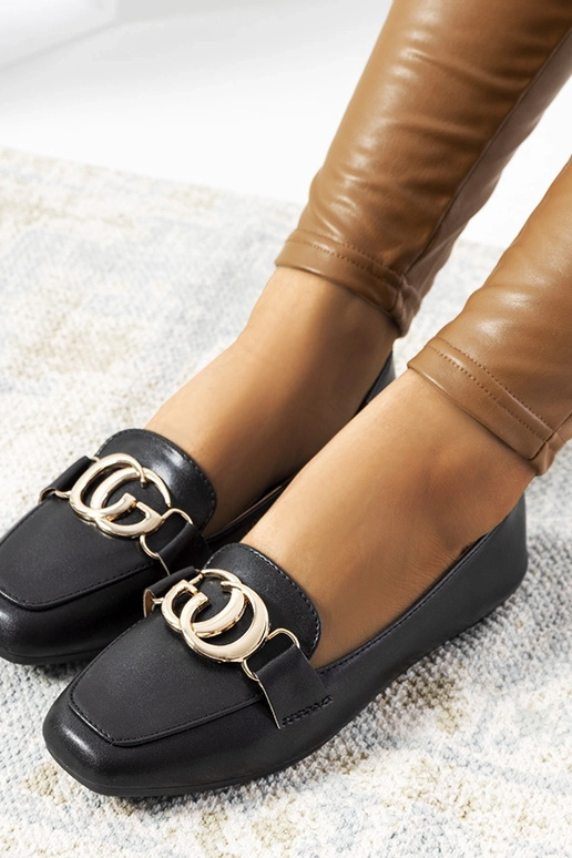 Black loafers Aniria