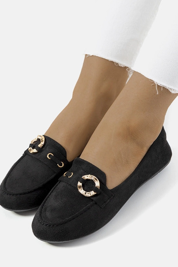 Black loafers Aniria 2
